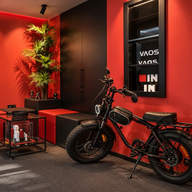 Electric bike in the entrance lounge